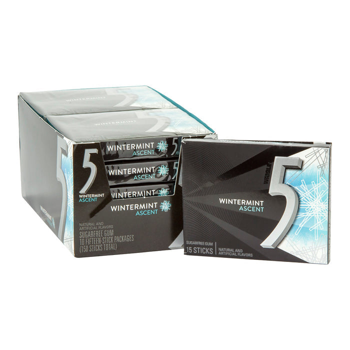 5 Ascent Gum Wintermint - 10ct