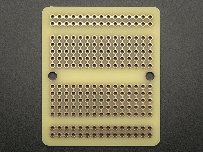 Adafruit Perma-Proto Quarter-sized Breadboard PCB - 3 Pack! by Adafruit - The Pi Hut