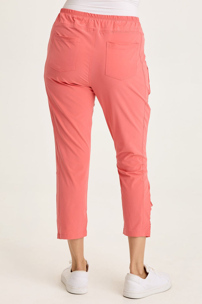Wearables Aksana Whisper Stretch Ruched Active Slim Pant