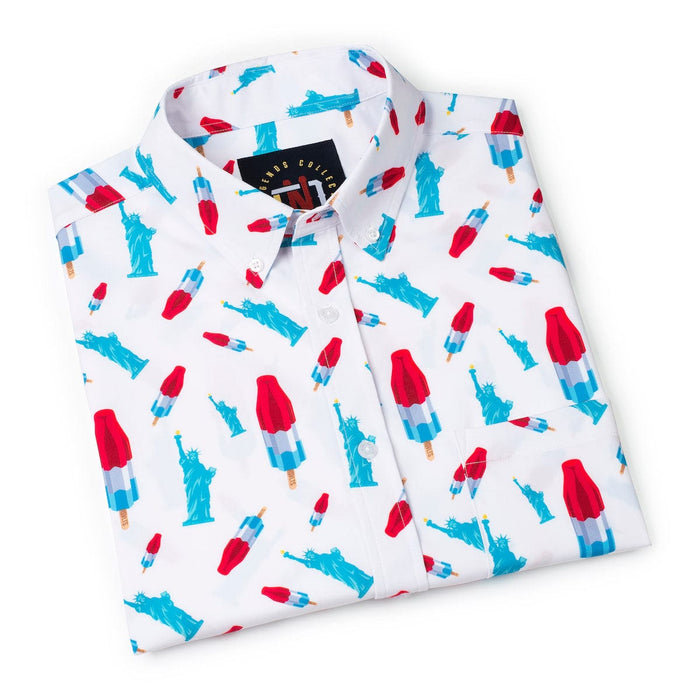 RSVLTS RSVLTS Short Sleeve Shirt America Pops & Freedom – KUNUFLEX Short Sleeve Shirt (Legends Edition) America Pops & Freedom – KUNUFLEX Short Sleeve Shirt (Legends Edition)
