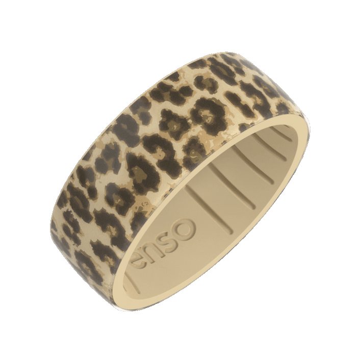 Animal Prints Silicone Ring - Leopard Print
