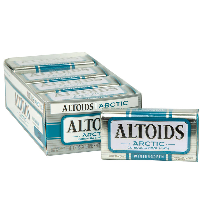 Arctic Wintergreen Altoids Mints 1.2oz Mint Tin - 8ct
