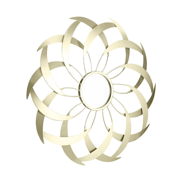 ARI Mirror 700mm Stylized Leaf Design Gold by Criterion -Home Living Store - -