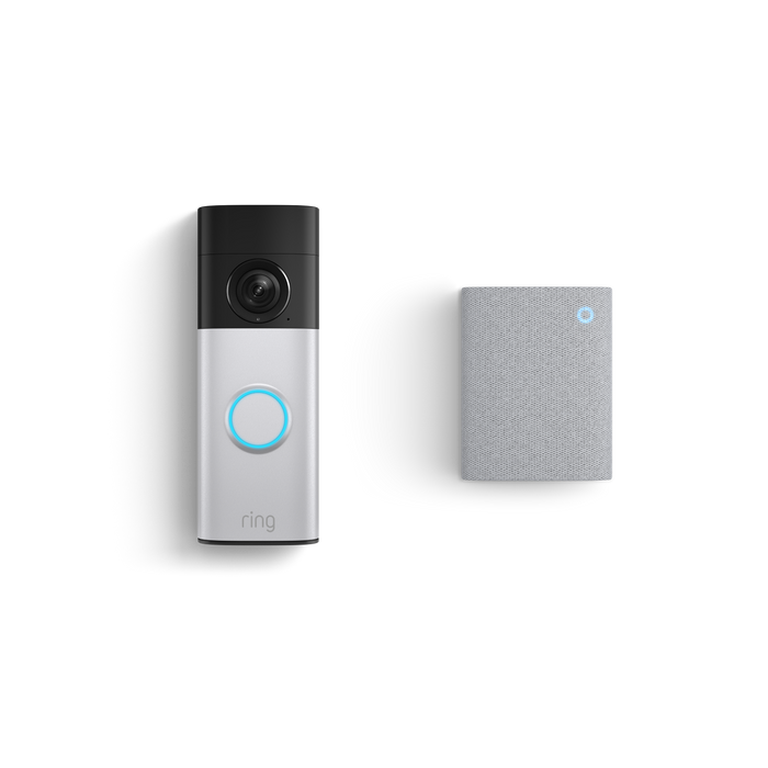 Nickel Silver:Battery Video Doorbell Plus (2nd generation) + Chime (3rd generation)