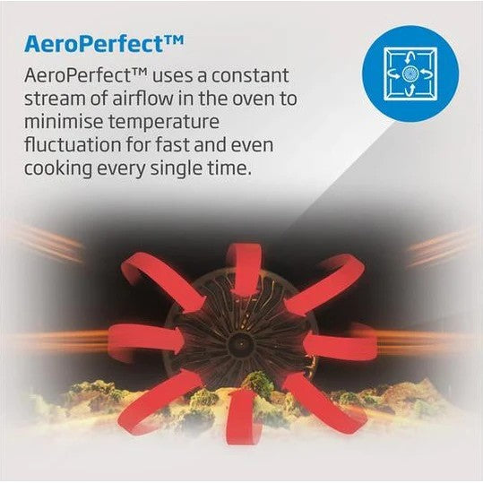 Beko AeroPerfect™ 60cm Built-in RecycledNet™ Single Fan Oven | BBIF22300B