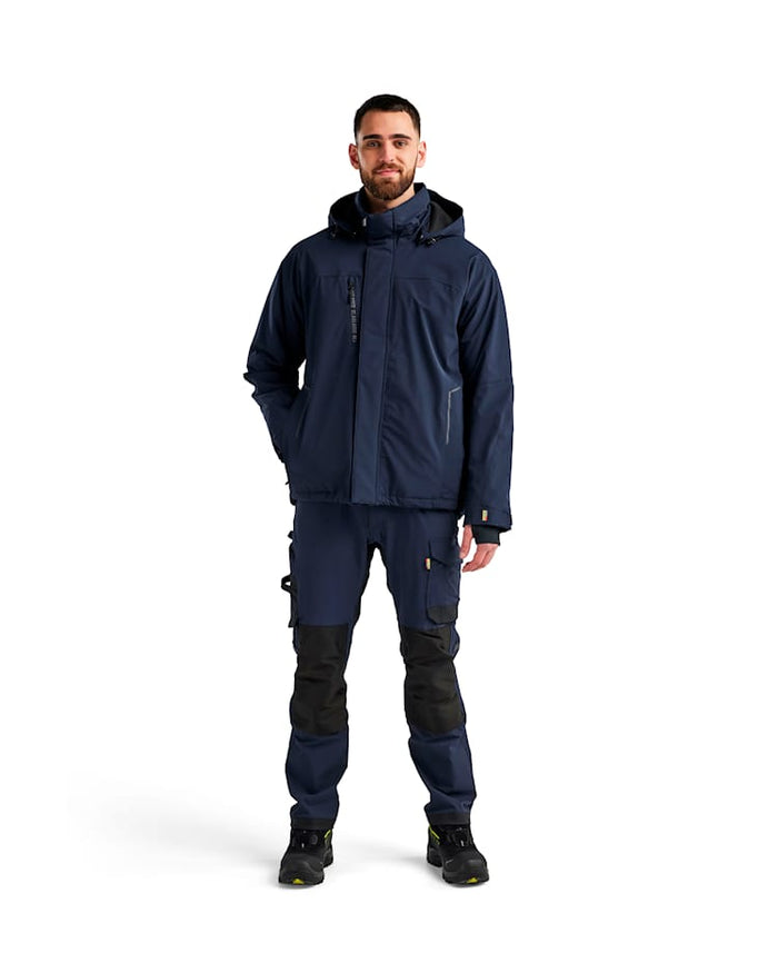 Blaklader Lightweight Lined Winter Jacket Stretch - Navy/Black | 4484