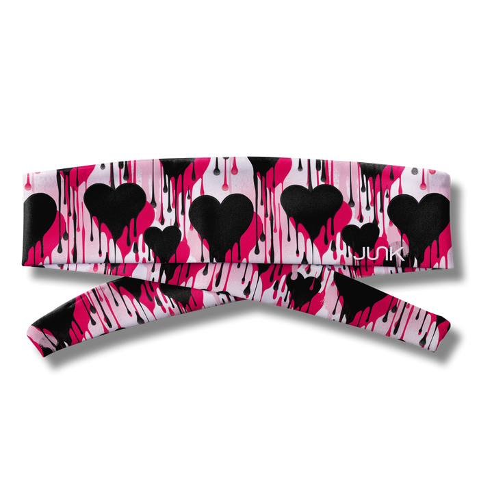 Bleeding Hearts Flex Tie Headband - View 3