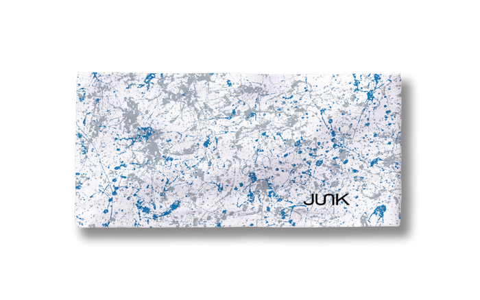 Blue Silver White Splatter Big Bang Lite Headband - View 3
