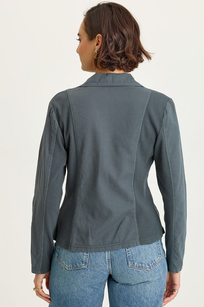 Wearables Brax Linen One-Button Blazer