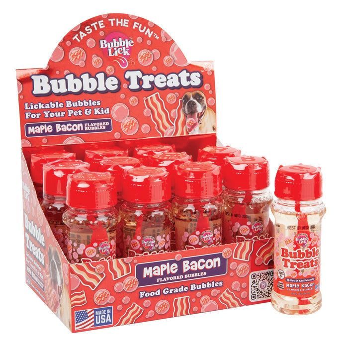Bubblelick Maple Bacon Flavored Bubbles - 12 Count