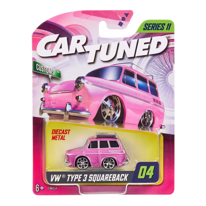 VW "Squareback” in CarTuned brand packaging on a white background