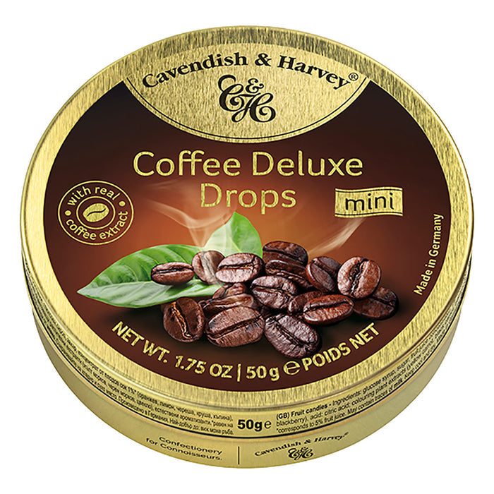 Cavendish & Harvey Drops Coffee 1.75oz Tin - 7ct