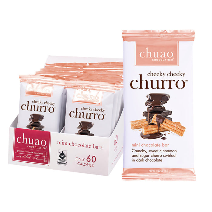 Chuao Cheeky Cheeky Churro Mini Dark Chocolate 0.39oz Bar - 24ct