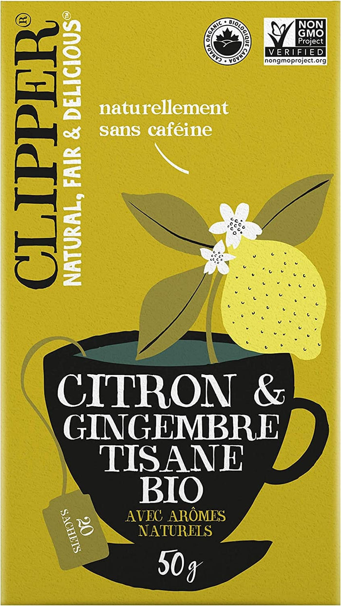 Clipper Organic Indian Chai Black Tea /Green Tea and Lemon/ Lemon and Ginger 20 Tea Bags Deliciously refreshing, aromatic and rich tea-5021991941597 Hannah's Variety Store