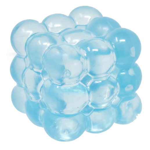 Cubee 2.5 Inch Embossed Cube Sugar Squish Slow Rise Sensory Toy - Assorted