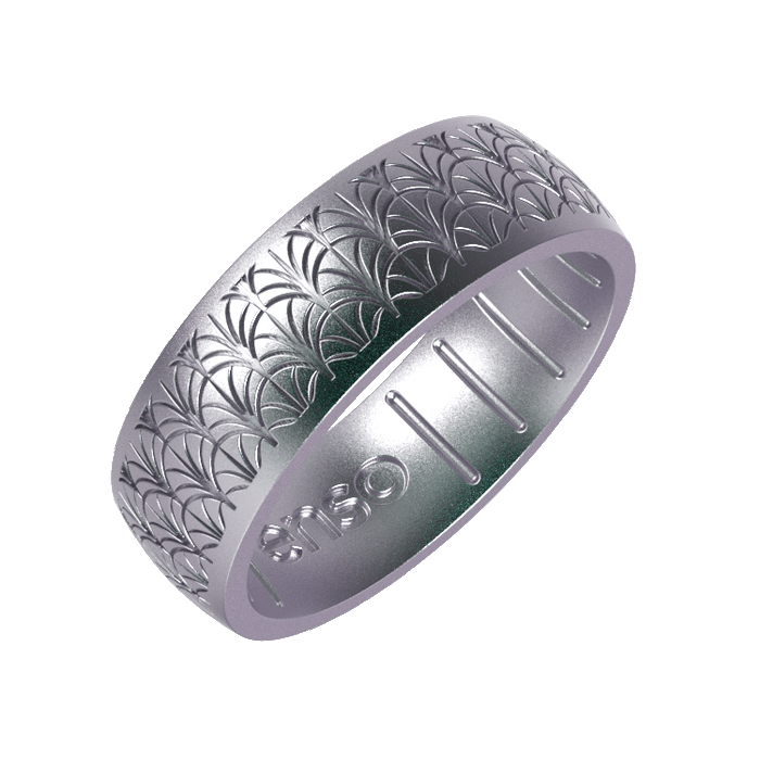 Etched Signature Silicone Ring - Deco Fans