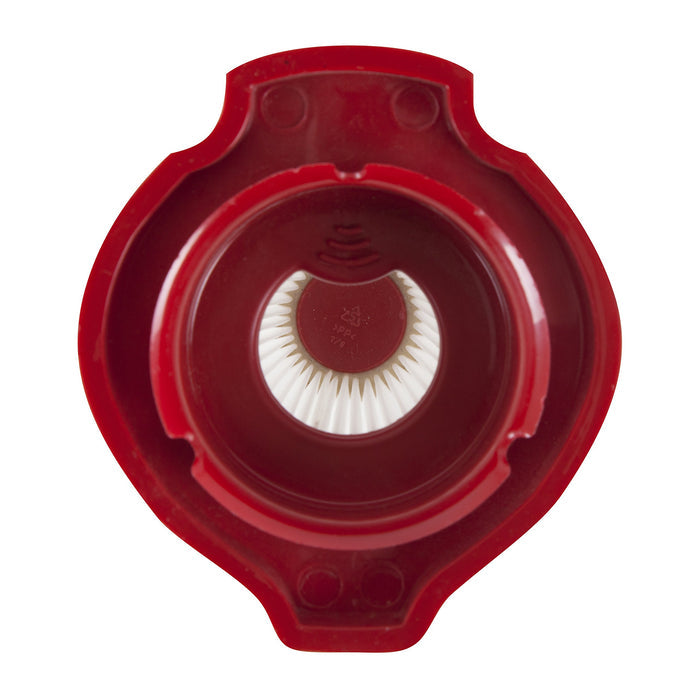 Duronic VC8 Vacuum HEPA Filter with pleated white fabric for a handheld cordless vacuum cleaner.