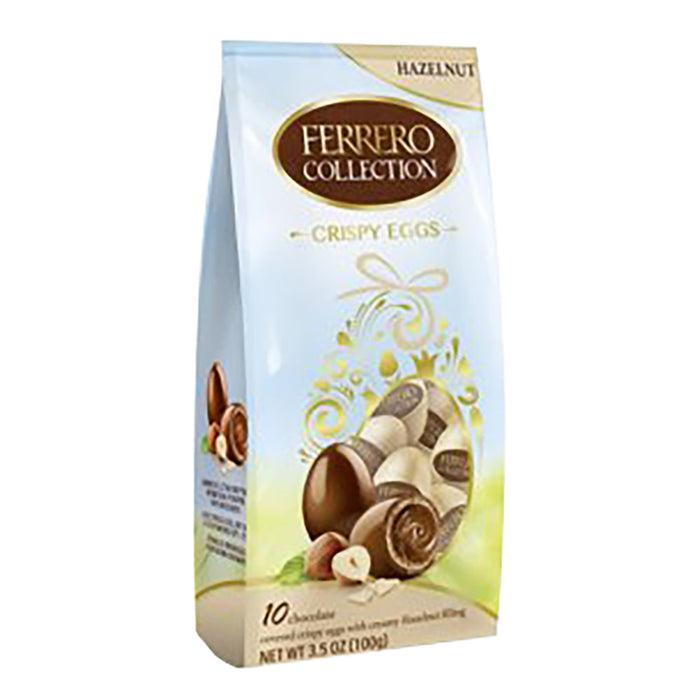 Ferrero Rocher Hazelnut Eggs Candy Bags - 10 Count