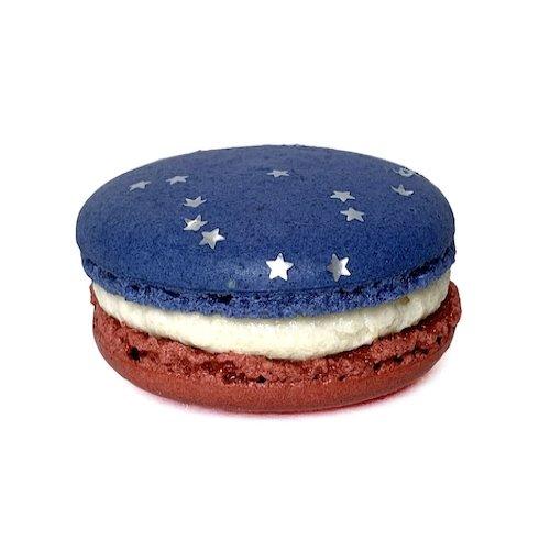 Red, White, & Blue Velvet - Olivia Macaron