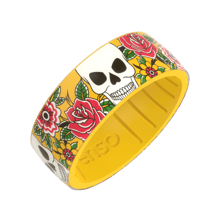 Skulls Silicone Ring - Forever Inked