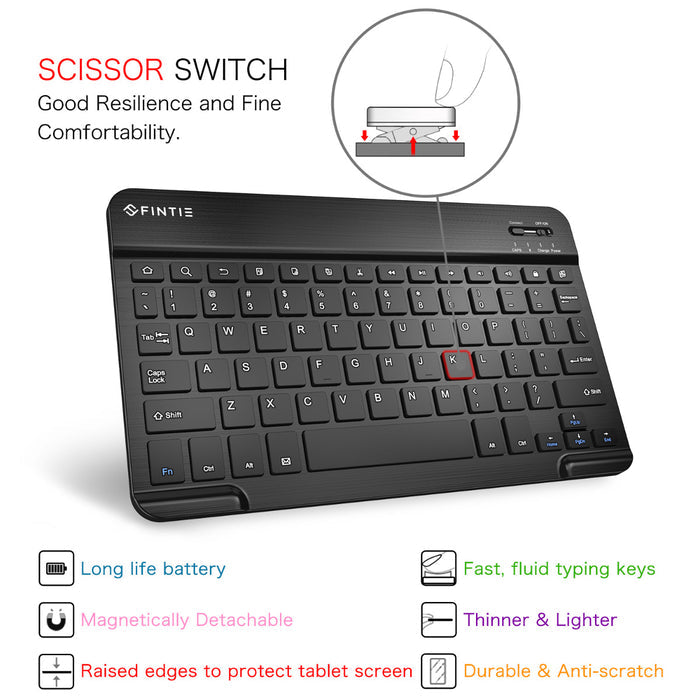Galaxy Tab S6 10.5" 2019 Keyboard Case | Fintie