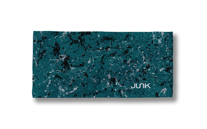 Green Silver Black Splatter Big Bang Lite Headband - View 3