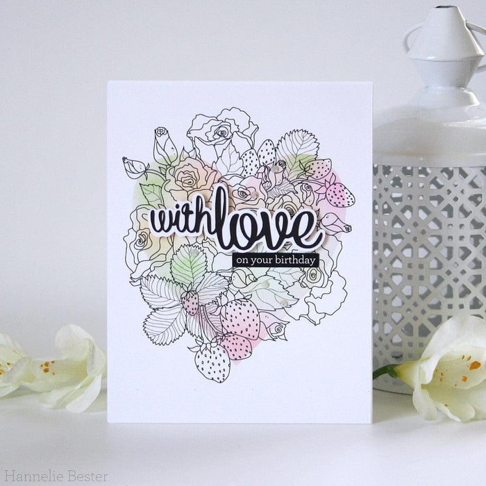 Handpicked Bouquet Digital Stamp - Alex Syberia Designs