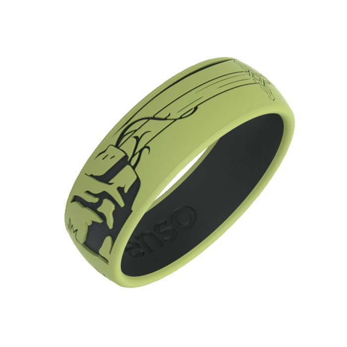Etched Folklore Silicone Ring - Hero's Sword
