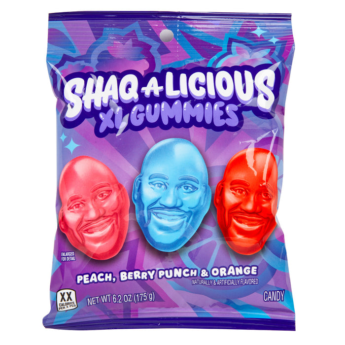 Hershey's Shaq a licious XL Gummy Candy Peg Bag - 12 Count