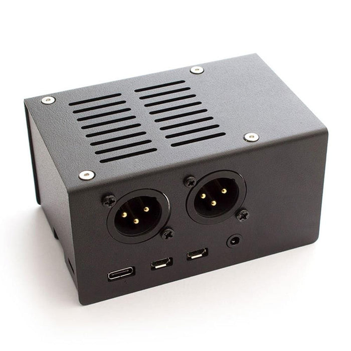 HiFiBerry DAC2 Pro XLR Raspberry Pi 4 Steel Case - Black by HiFiBerry - The Pi Hut