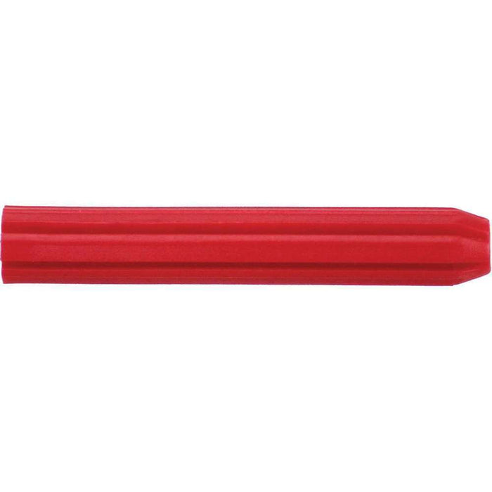 Iccons PVC Wall Plug Red 6 x 50mm (25pk)