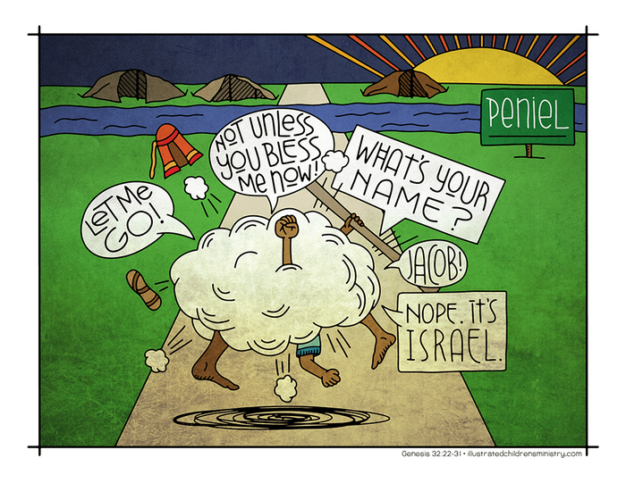 Illustration to accompany children's moment - Peniel