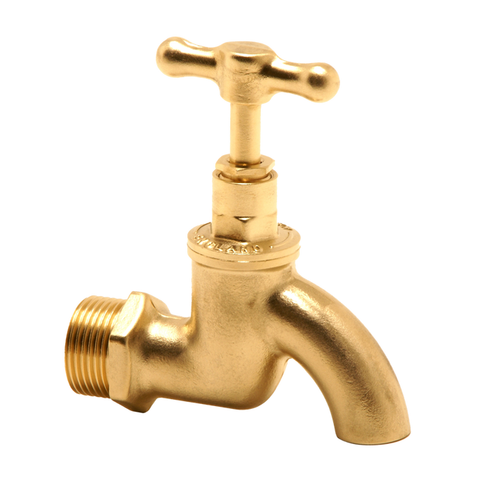 Inox Bib Cock 1/2" Brass