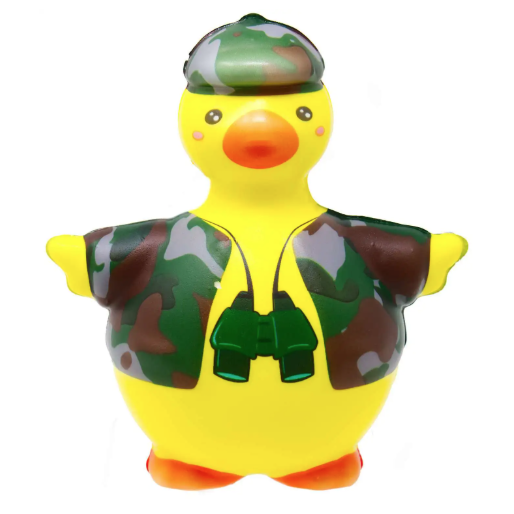 Ja-Ru Hello Ducky 5 Inch Slow Rise Foam Squishy Sensory Toy - Assorted