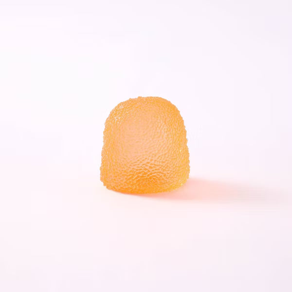 J'adore 2.5 Inch Gum Droppable Squishy Fidget Sensory Toy - ORANGE