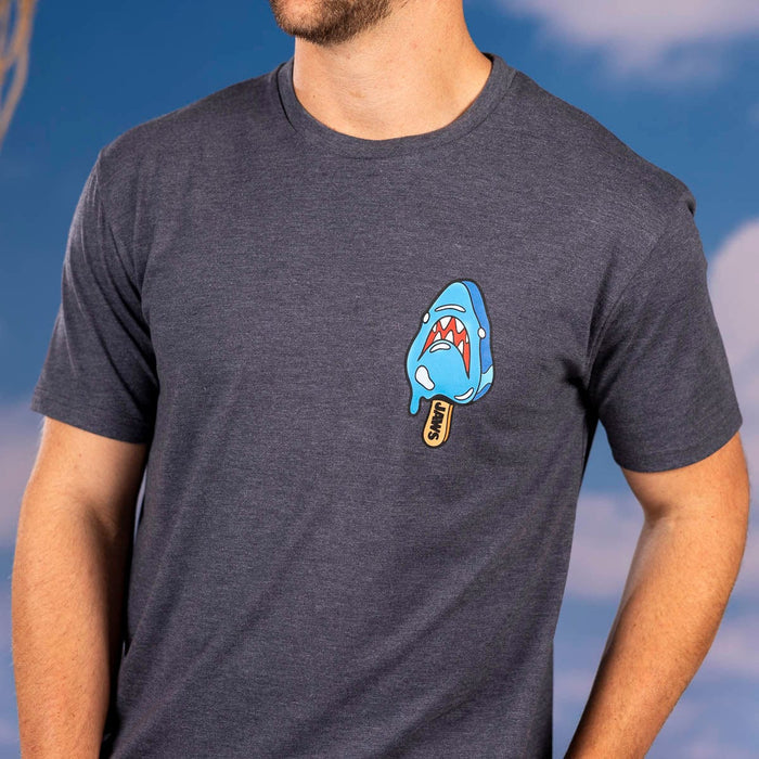RSVLTS Jaws Crewneck T-shirt Jaws 50th Anniversary "Sharksicle" – Crewneck Tee Jaws 50th Anniversary "Sharksicle" – Crewneck Tee
