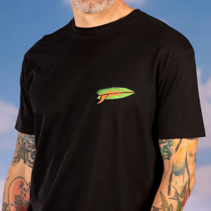 RSVLTS Jaws Crewneck T-shirt Jaws 50th Anniversary "Sun. Surf. Shark." – Crewneck Tee Jaws 50th Anniversary "Sun. Surf. Shark." – Crewneck Tee