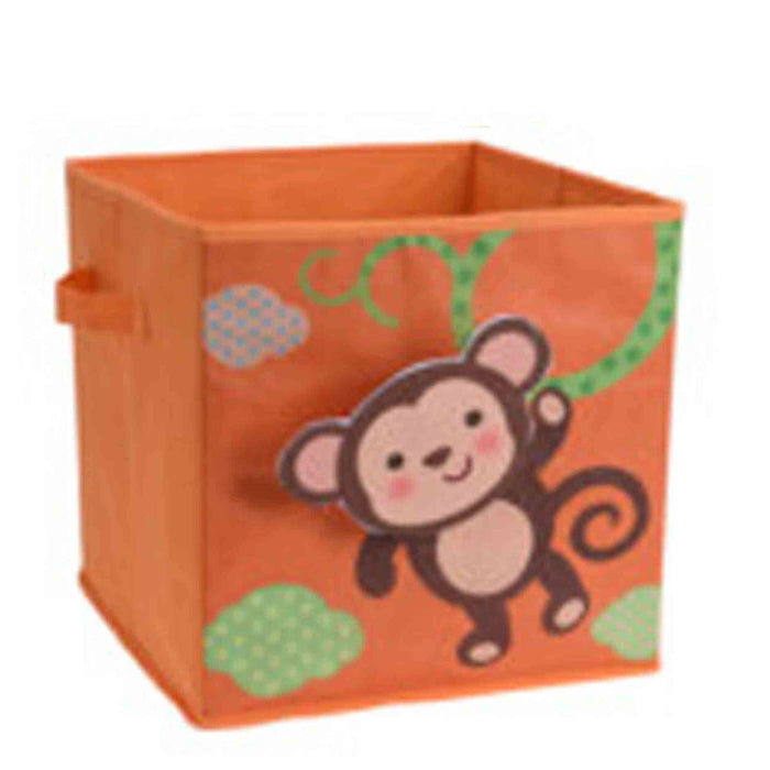Kids Collection 32cm Monkey Storage Box - Orange