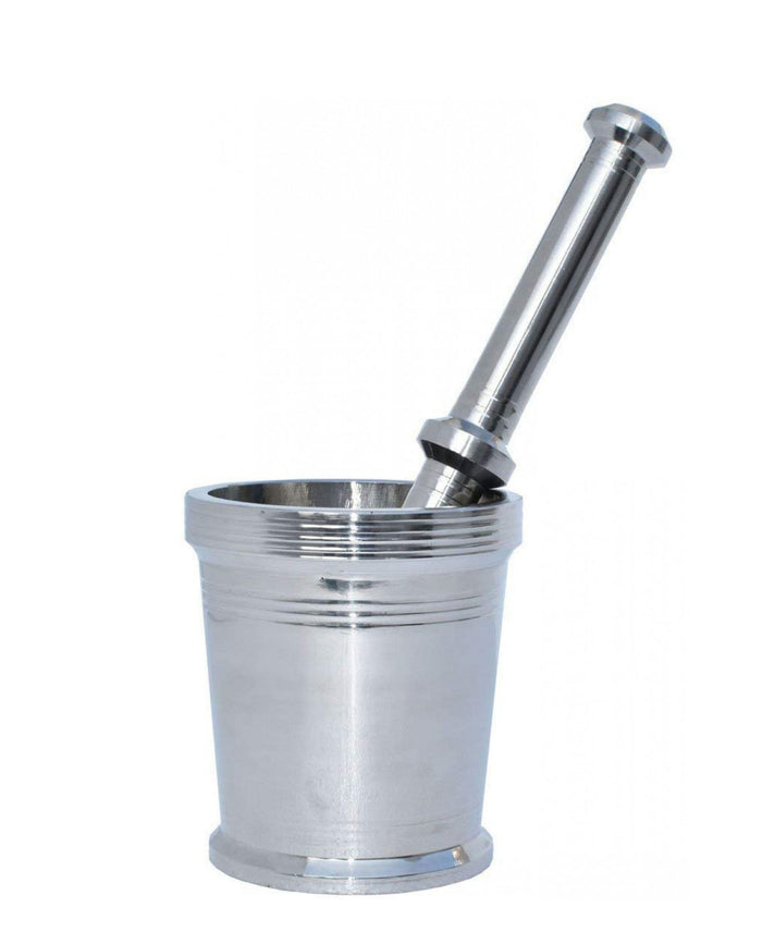Kitchen Life 7.5CM Mortar & Pestle - Silver
