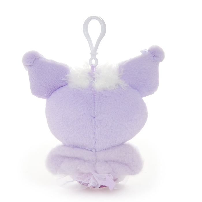 Kuromi Plush Mascot Clip (Ballerina Angel Series) Accessory NAKAJIMA CORPORATION