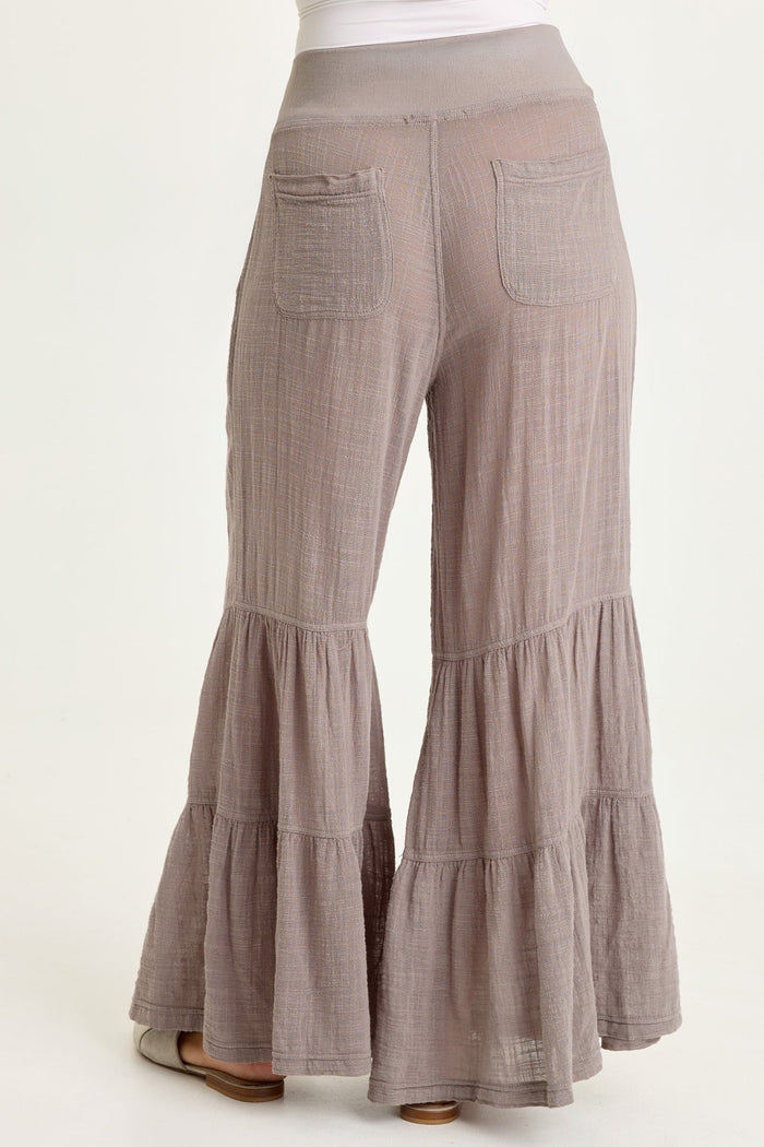 Wearables Lando Gauze Tiered-Bottom Pant