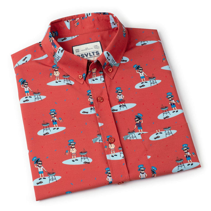 RSVLTS RSVLTS Short Sleeve Shirt Four Dogs and Seven Beers Ago – KUNUFLEX Short Sleeve Shirt Four Dogs and Seven Beers Ago – KUNUFLEX Short Sleeve Shirt