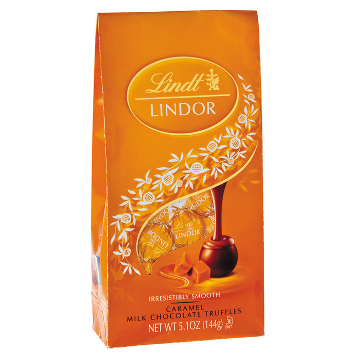 Lindt Lindor Caramel Chocolate Truffles Bag - 6 Count