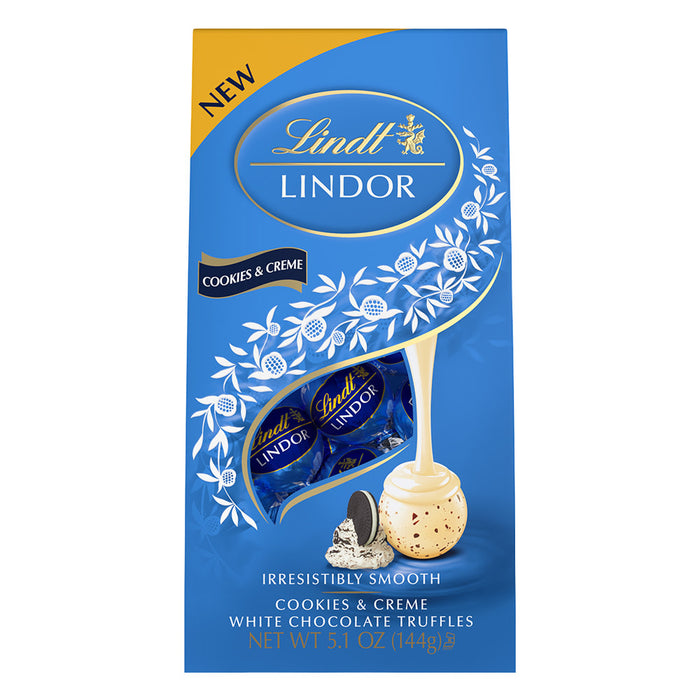 Lindt Lindor Cookies and Creme Chocolate Truffles - 6 Count