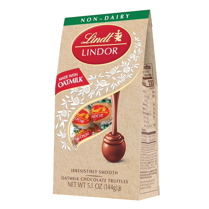 Lindt Lindor Non Dairy Oat Milk Chocolate Truffle Candy Pack - 6 Count