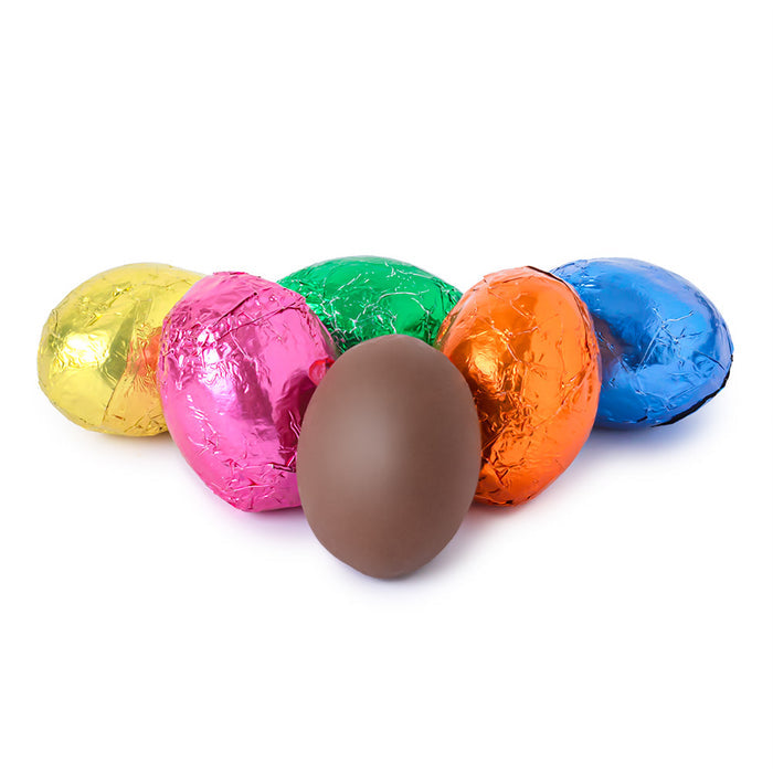 Madelaine Dark Chocolate Foiled Easter Egg Candy - 10 LB