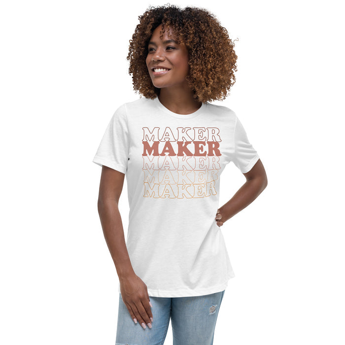 MAKER MAKER MAKER - Women's Relaxed T-Shirt