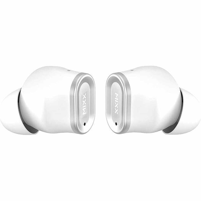 Mixx Streambuds Custom 1 TWS Earphonce Silver White | SBCU-01-SW-363 Mixx Euronics Ireland