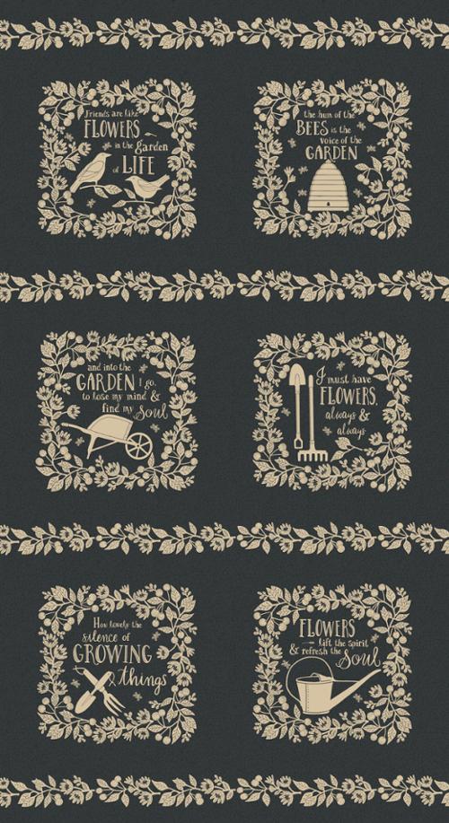 Moda - Bloom And Grow Panel, Black
