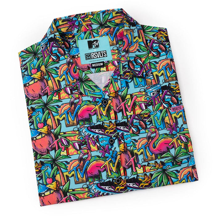 RSVLTS MTV MTV Spring Break “Cancun” – Women's KUNUFLEX Short Sleeve Shirt